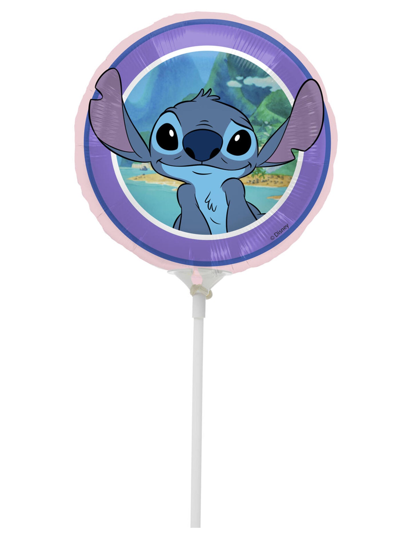 Mini balon din aluminiu Stitch™ 23 cm