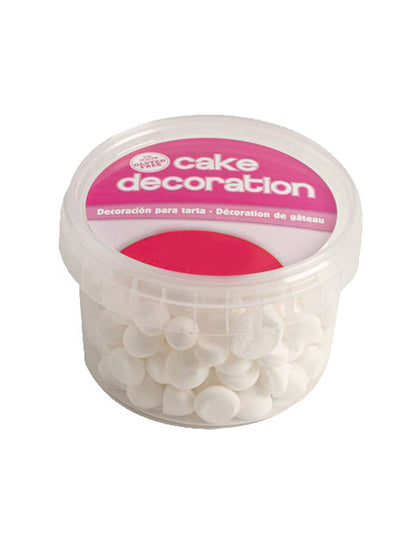 Mini bezele albe decorațiuni pentru prăjituri 90 g fără gluten 