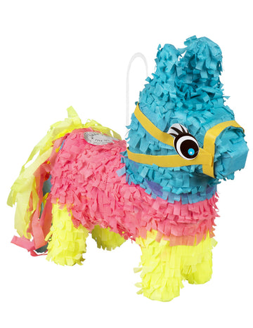 Măgar Mini Piñata multicolore 20 x 18 cm