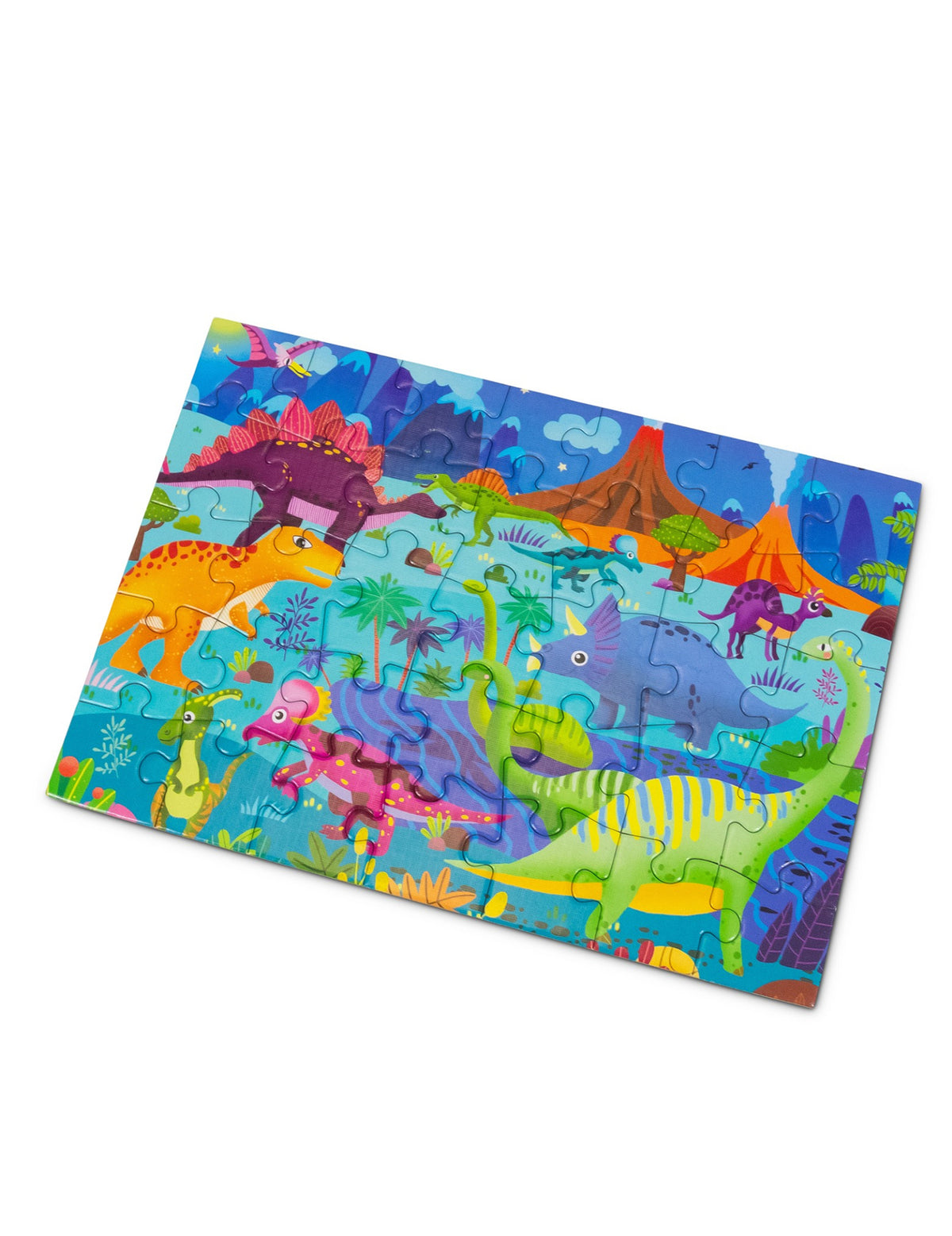 Aperçu du modèle dinosaures du petit puzzle thèmes dinosaures espace et animaux pour enfant