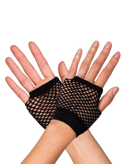 Mittens negru scurt adult obositor