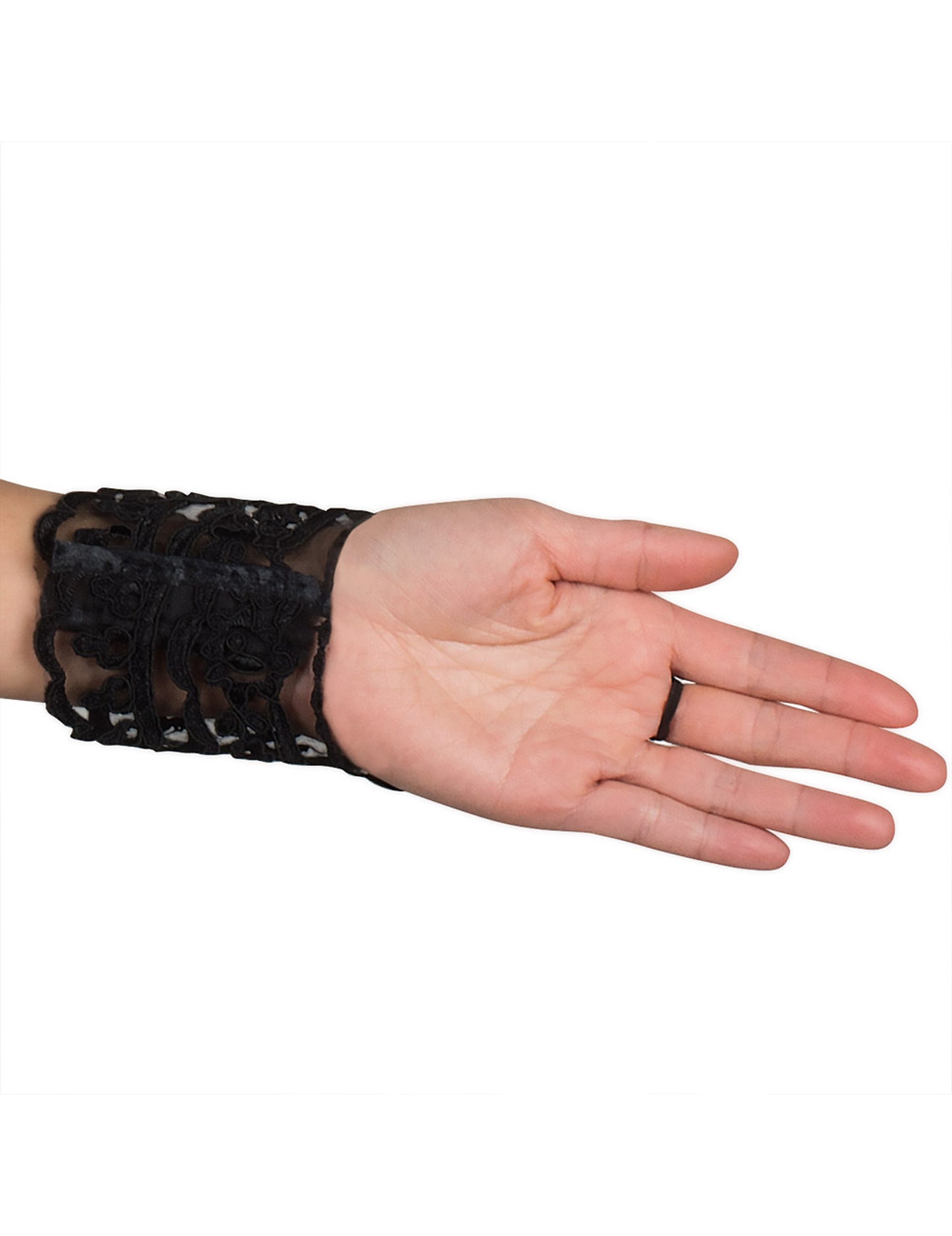 Mittens din dantelă neagră pentru femei