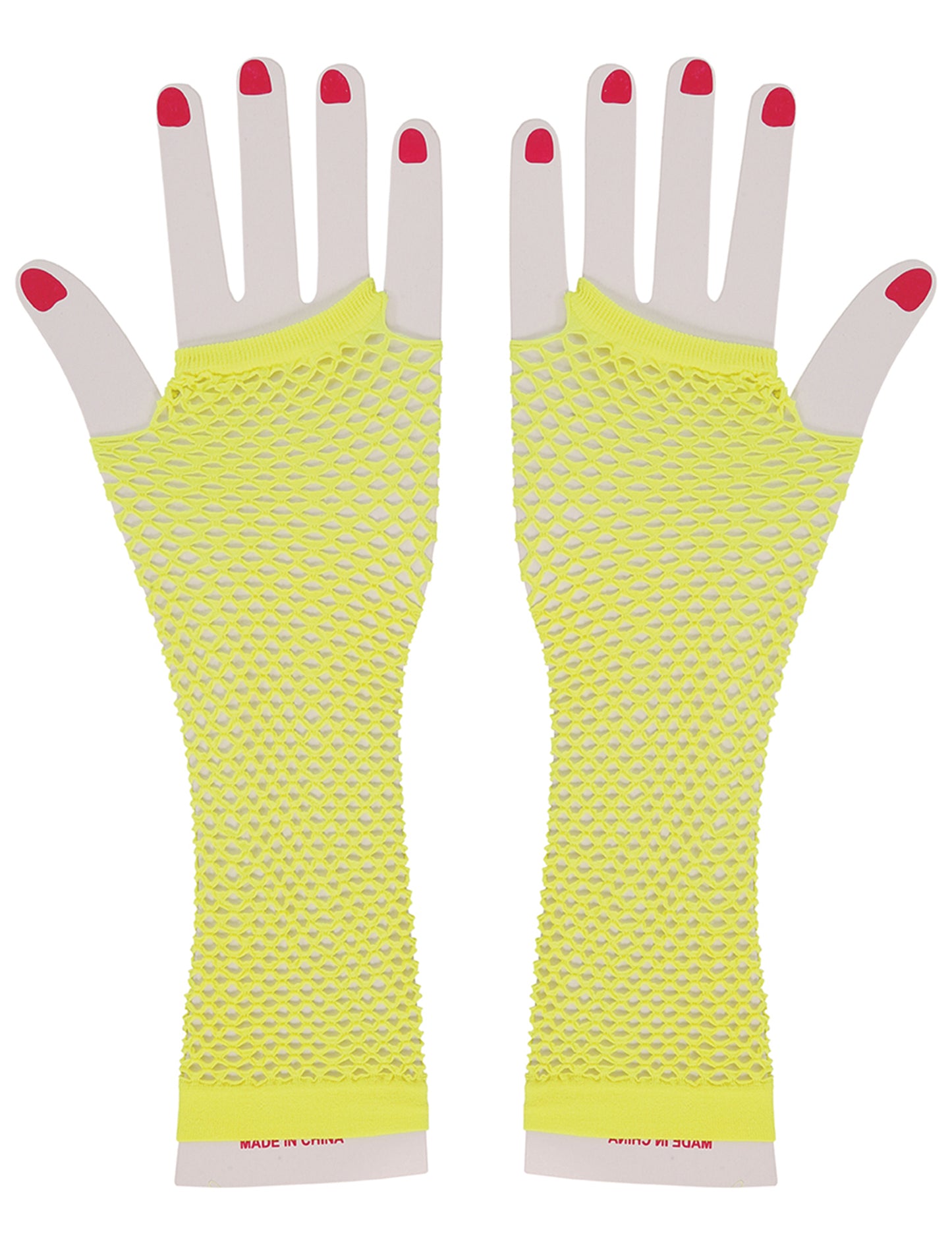 Mittens Long Fluo Galben Women Resil