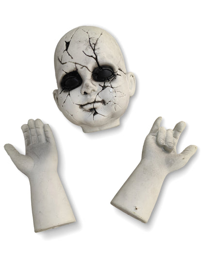 Piese de păpuși - cap și mâini