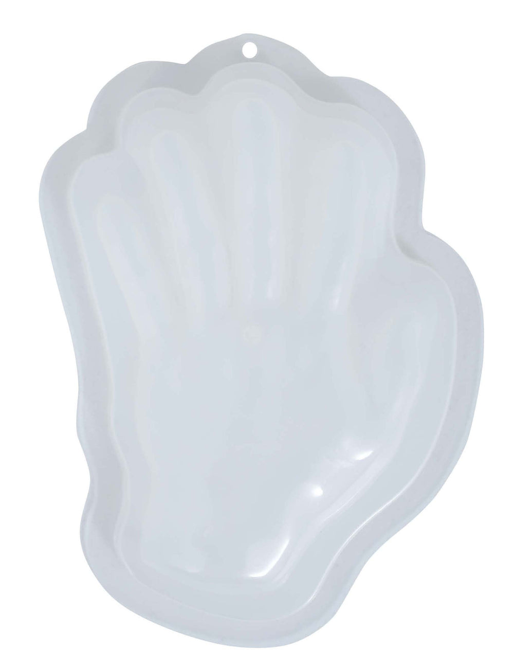 Vue de l'intérieur du moule à gelée en forme de main