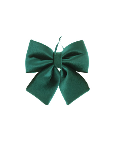 Fundă din catifea verde brad 21,5 x 25 cm