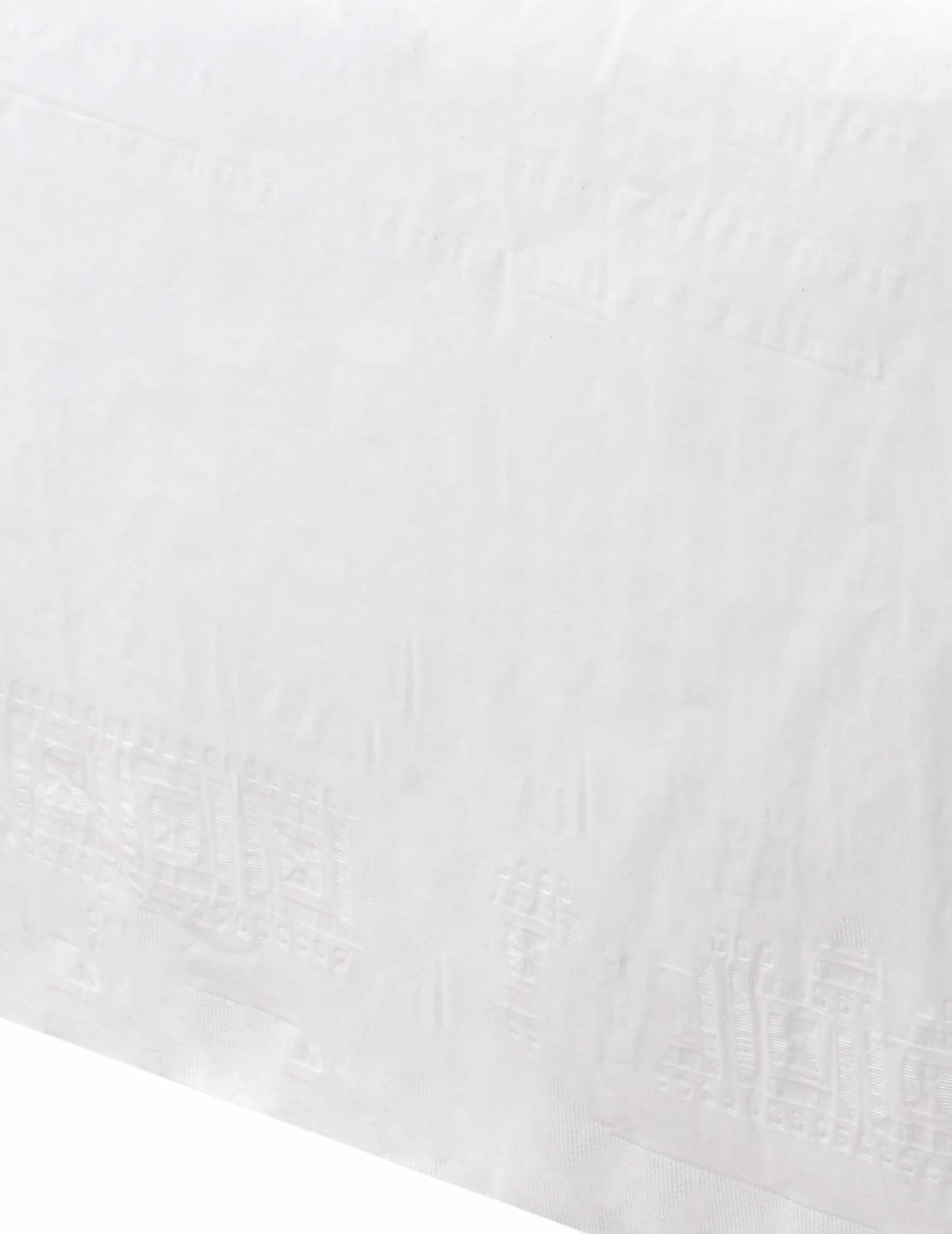 Feverse de masă albă în hârtie dublată 137 x 274 cm