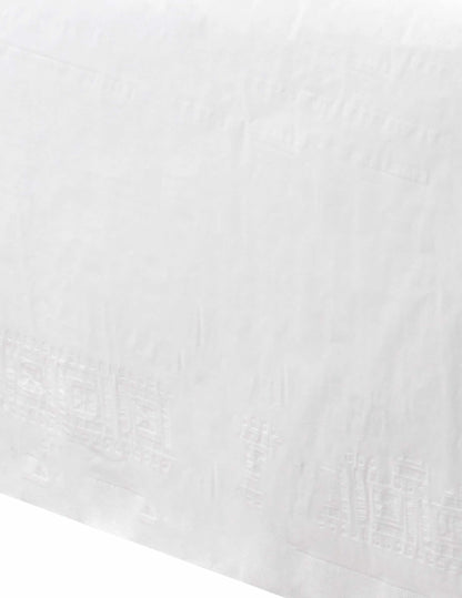 Feverse de masă albă în hârtie dublată 137 x 274 cm
