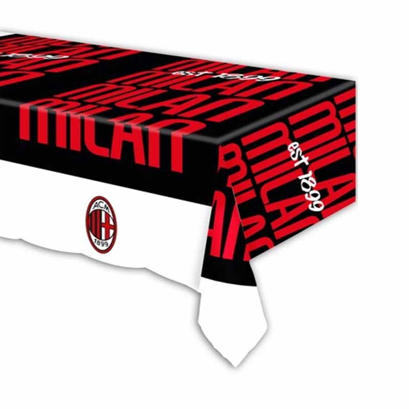 Față de masă din hârtie AC Milan™ 120 x 180 cm