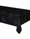 Nappe en papier toiles d'araignées noire et grise