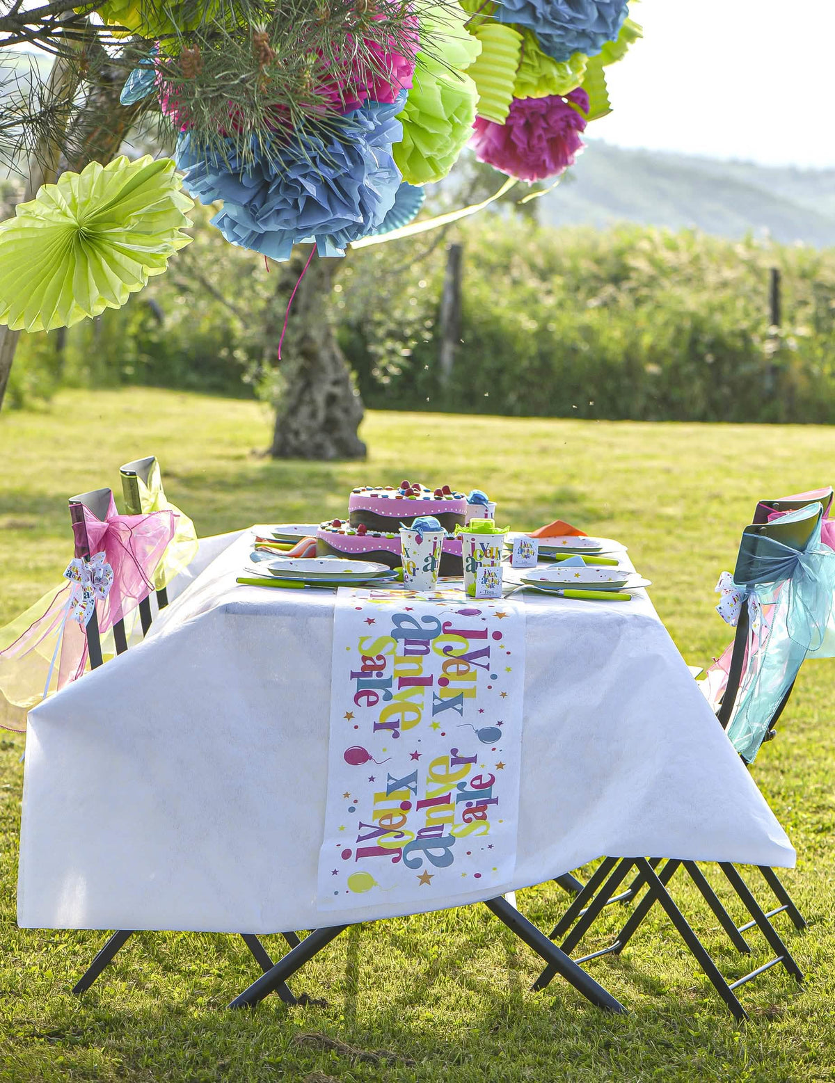 Nappe en rouleau intissé blanc 120 cm x 10 m