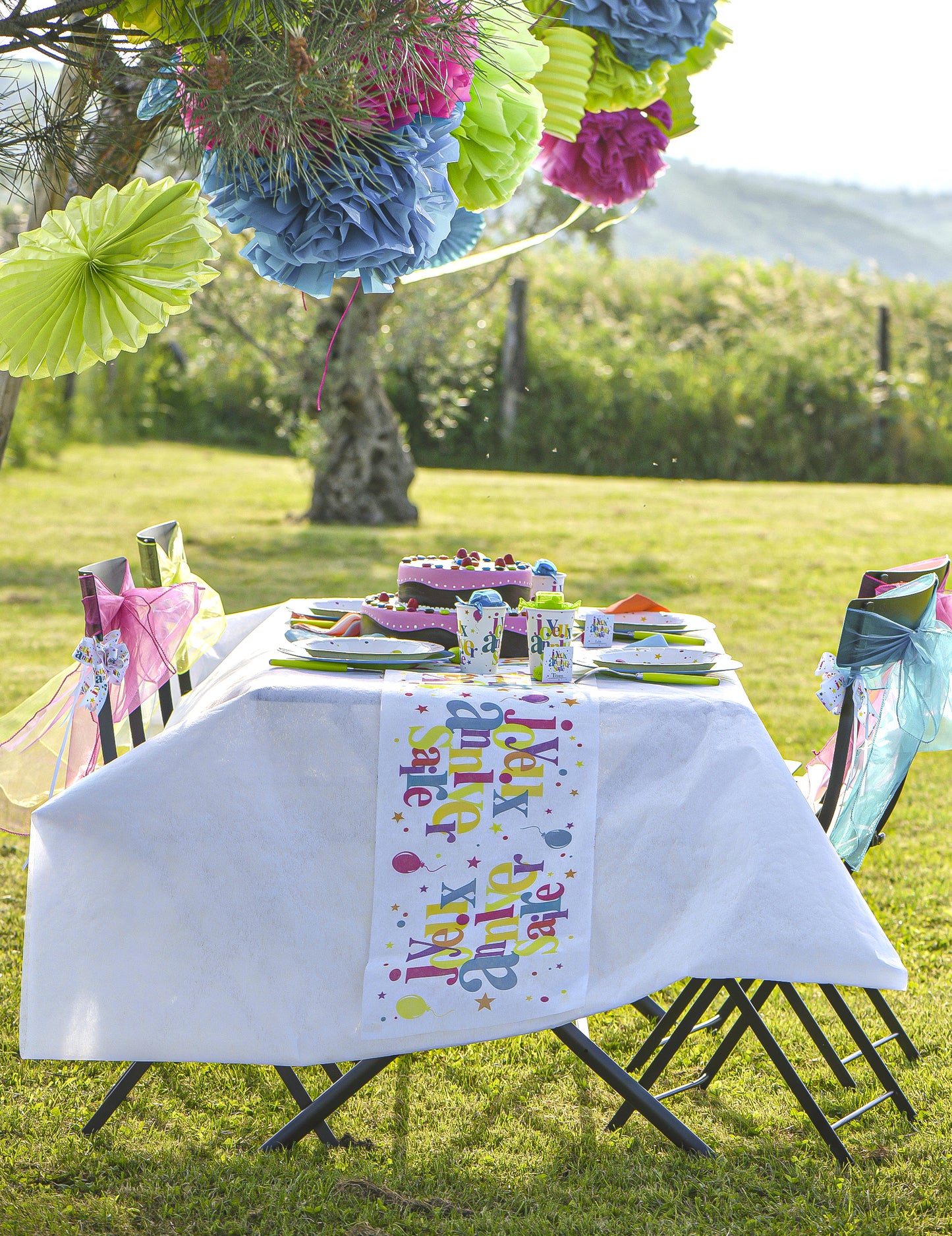Nappe en rouleau intissé blanc 120 cm x 10 m