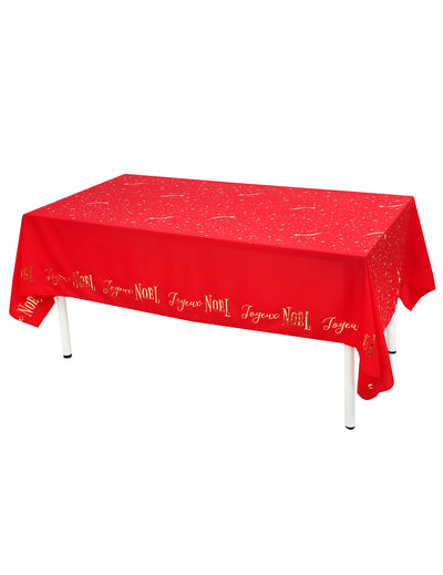 Față de masă Stea Căzătoare roșie 145 x 240 cm