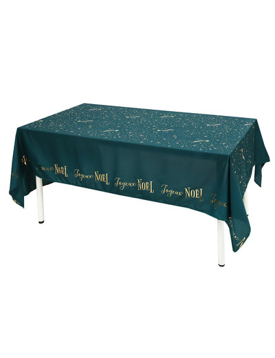 Față de masă Stea Căzătoare verde brad 145 x 240 cm