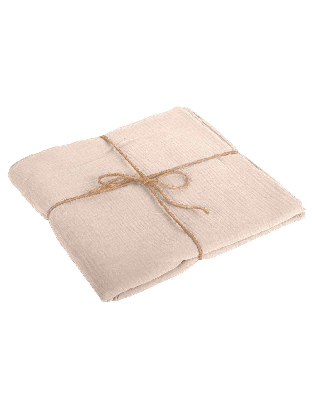 Față de masă din tifon de bumbac boemă pentru decor, blush