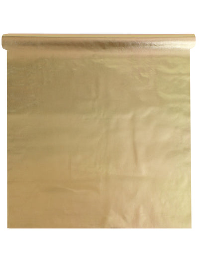 Față de masă metalizată aurie 120 cm x 20 m