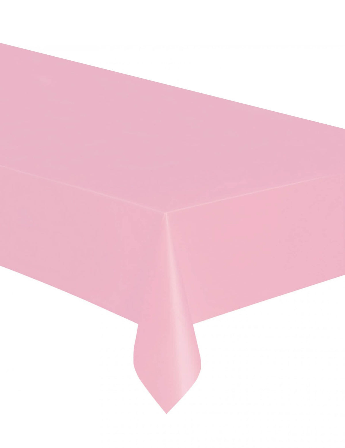 Față de masă rectangulară din plastic roz deschis