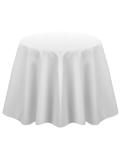 Mise en situation de la nappe ronde en intissé mariage et baptême