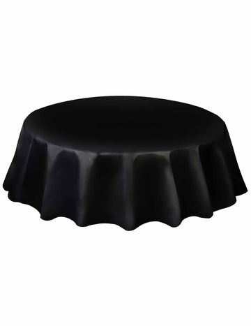 Feverse de masă rotundă din plastic negru 213 cm