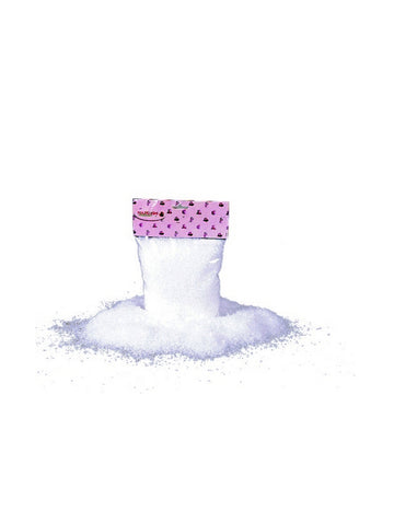 Zăpadă artificială pentru scene ale Nașterii Domnului și sate de Crăciun (90g)