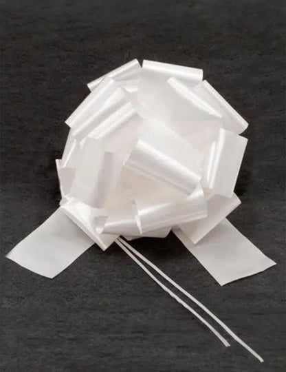 Nod gigant alb de tragere 35 cm efect satinat