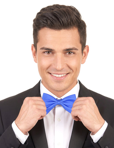 Papion cu arc albastru bleumarin pentru adulți
