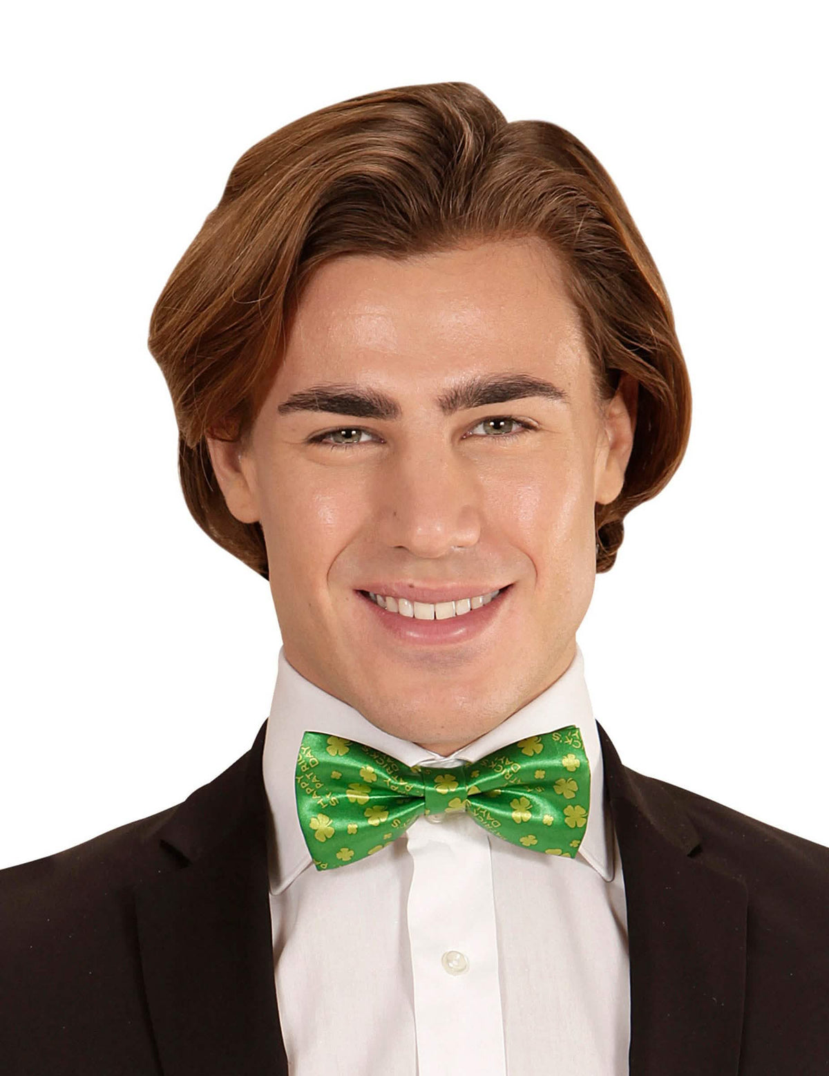 papion sfântul patrick pentru adult verde cu trifoi