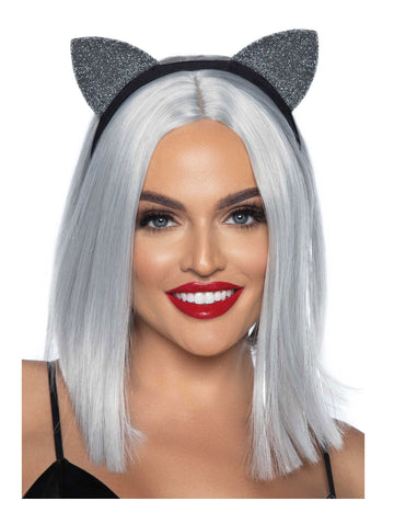 Urechi pentru pisici de argint pentru adulți