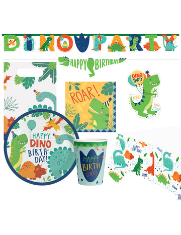 Pachet cu 51 de piese pentru dinozauri de ziua de naștere