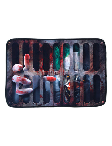 Covoraș de ușă cu clovn ucigaș 60 x 40 cm