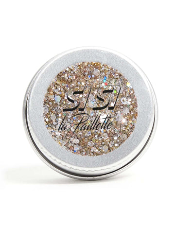 Silver biodegradabil -Silver Sequins Metal Runway - Dacă sclipirea