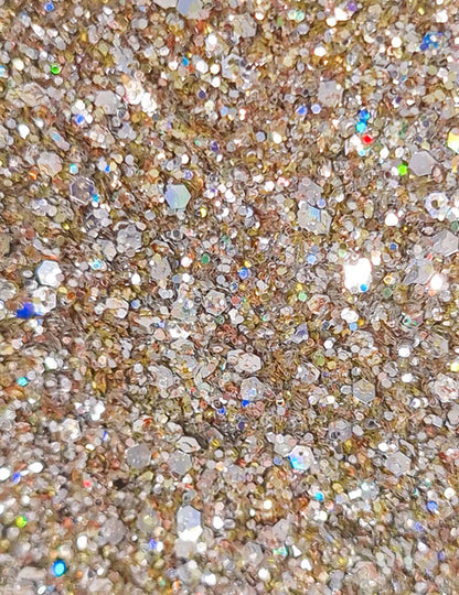 Silver biodegradabil -Silver Sequins Metal Runway - Dacă sclipirea