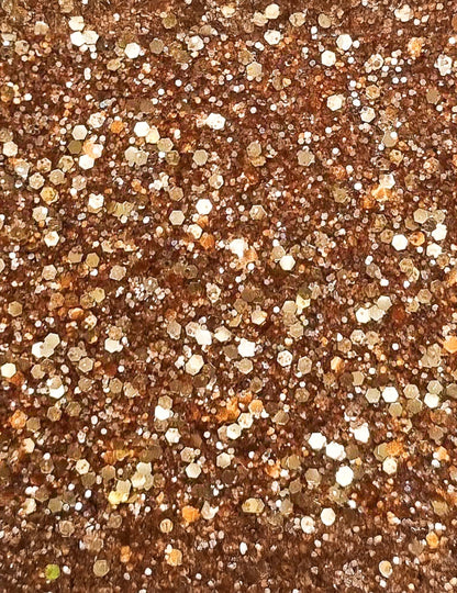 Glitter biodegradabil portocaliu metalic - dacă sclipirea