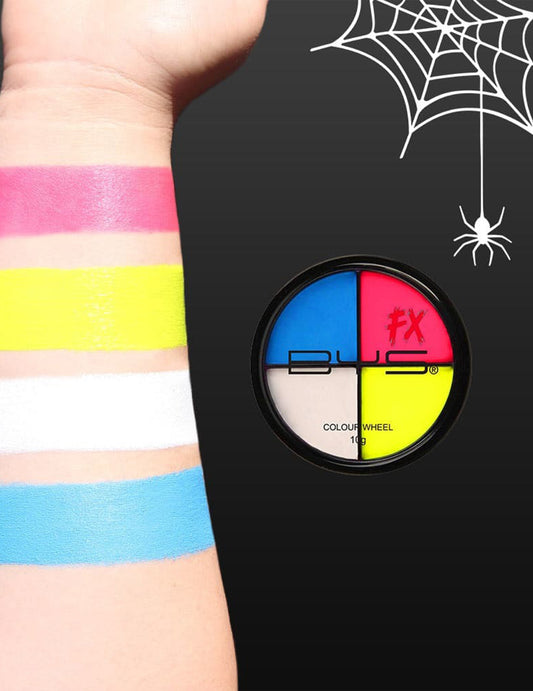 Paletă machiaj 4 culori neon 10 g