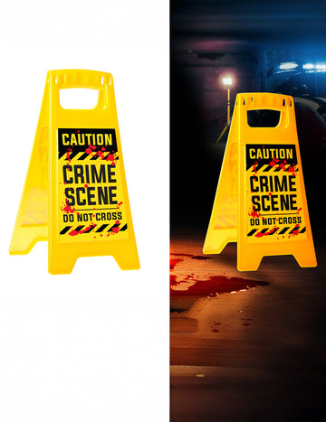 Pancarte scène de crime