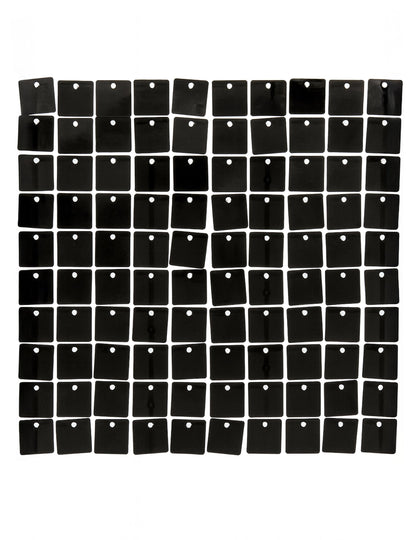 Panou de fundal negru strălucitor 30 x 30 cm