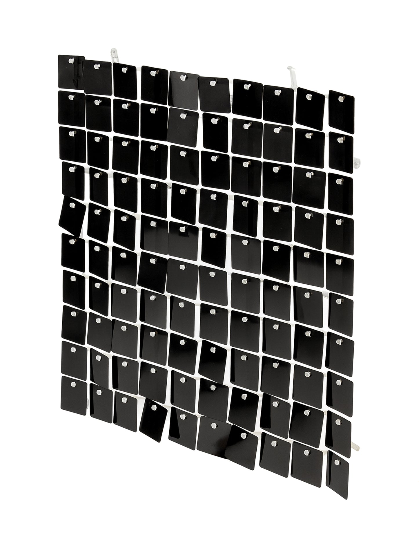 Panou de fundal negru strălucitor 30 x 30 cm