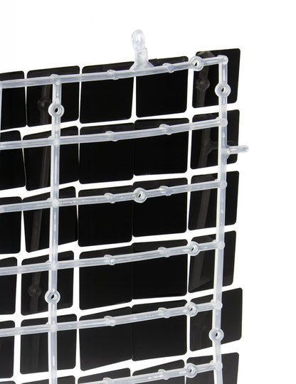 Panou de fundal negru strălucitor 30 x 30 cm