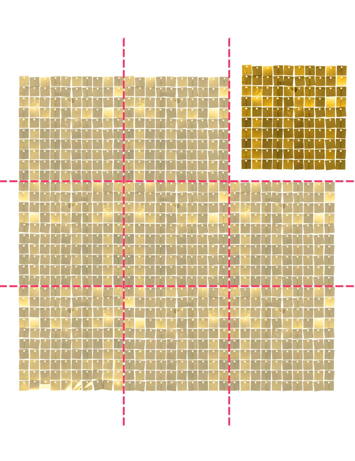 Fundal de aur strălucitor 30 x 30 cm