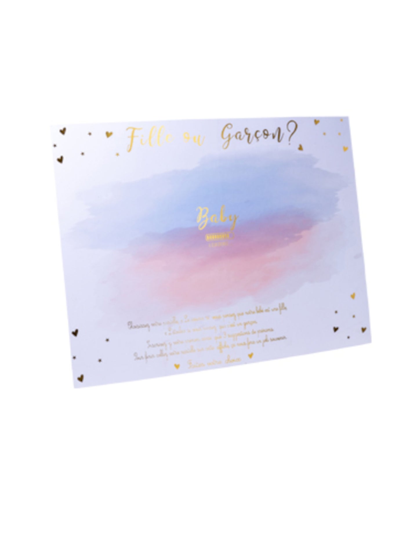 Tablă de joc pentru fete sau băieți cu autocolante roz și albastre, 56 x 43 cm pentru petrecerea de dezvăluire a genului