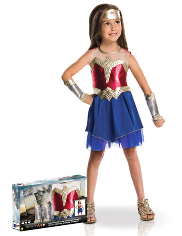 Set de costume de lux pentru fete Wonder Woman