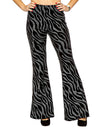 Pantaloni de festival cu valuri din paiete argintii pentru femei