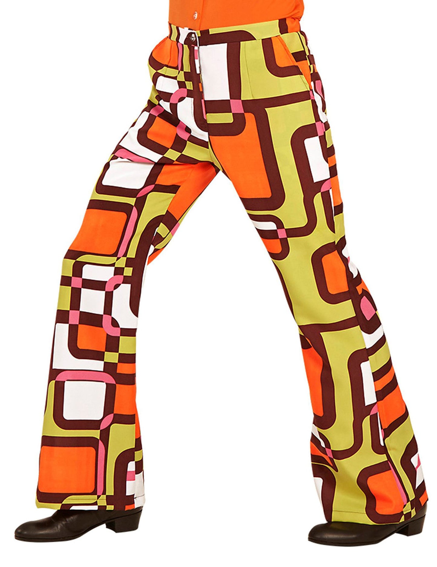 Pantaloni geometrici groovy 70 om omule