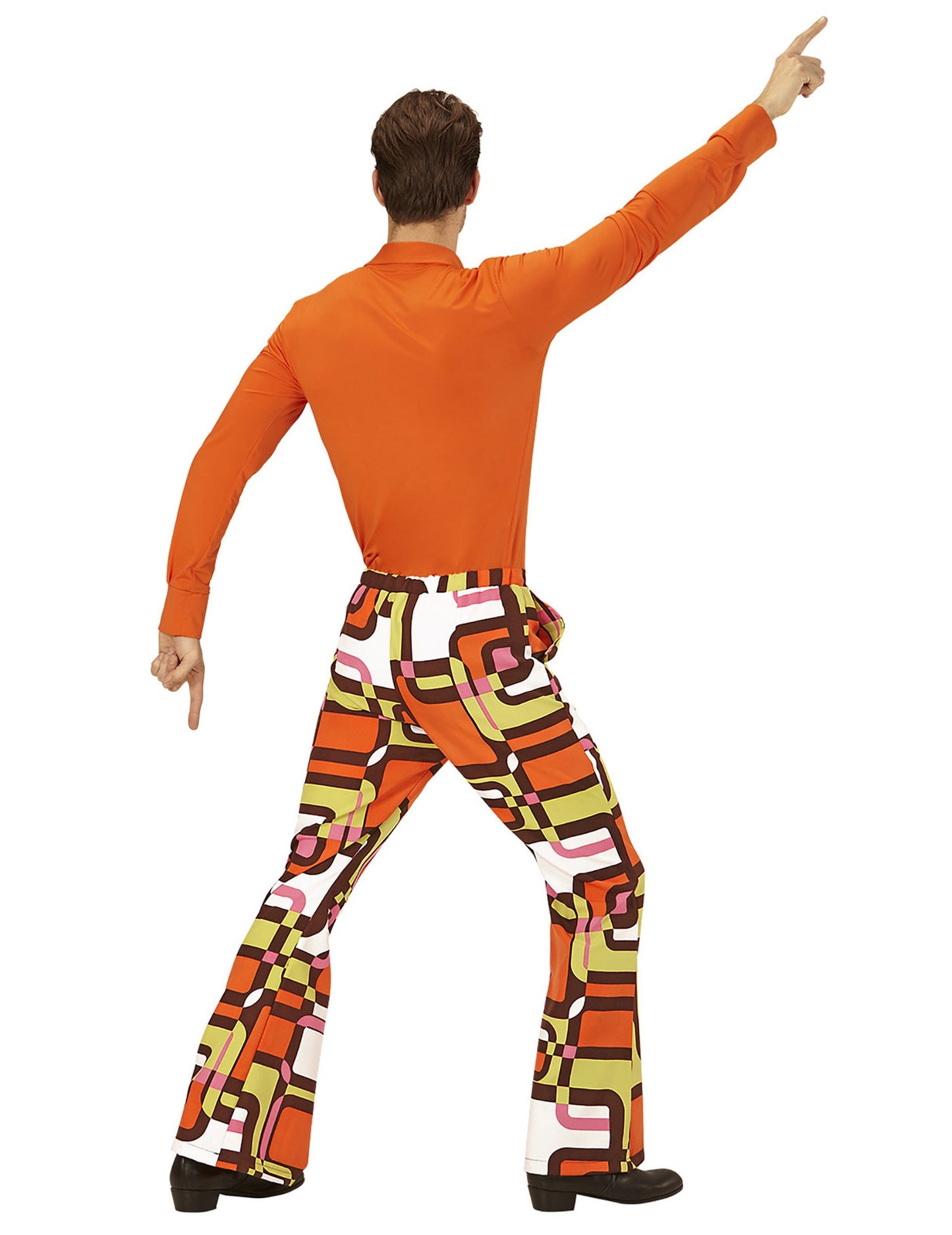Pantaloni geometrici groovy 70 om omule