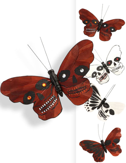 Fluture cap de mort 13 x 10 cm