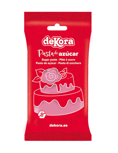 Pastă de zahăr roz fără gluten, gata de utilizare, 250 g