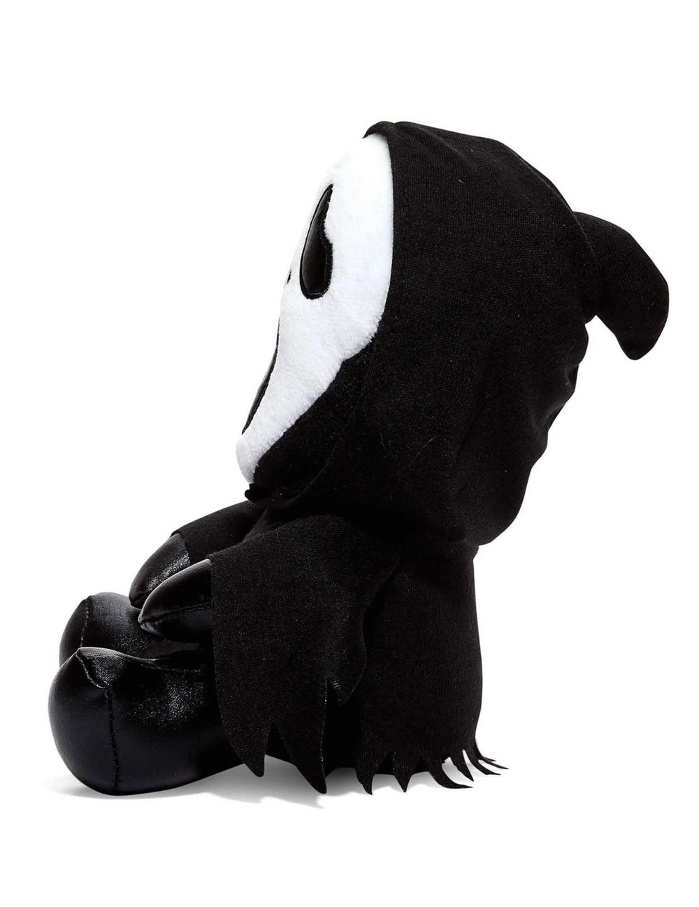 Vue de profil de la peluche Scream Ghostface
