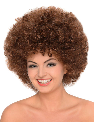Perucă de femeie Afro Chatain