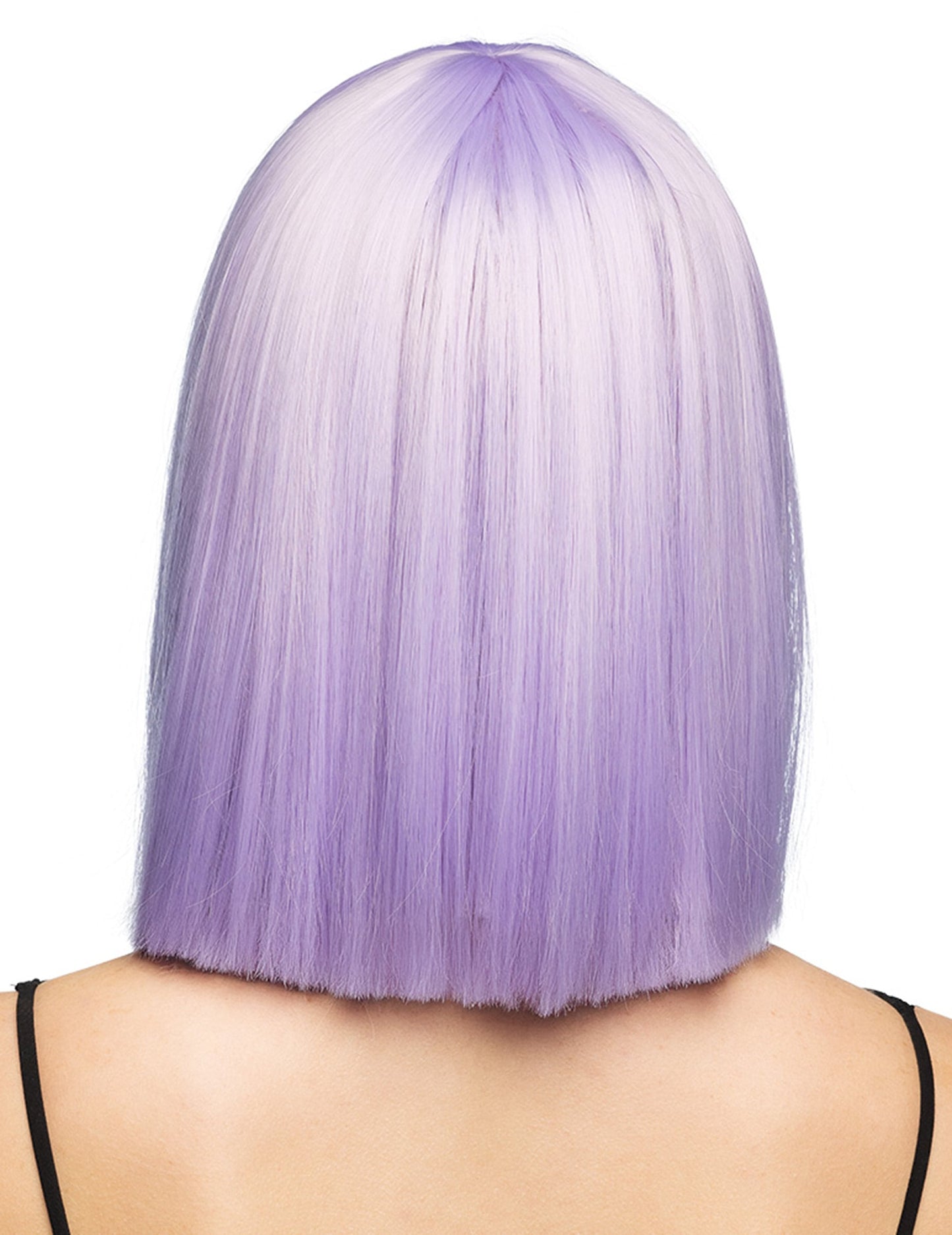 Perucă carré lila pastel de lux pentru adulți 
