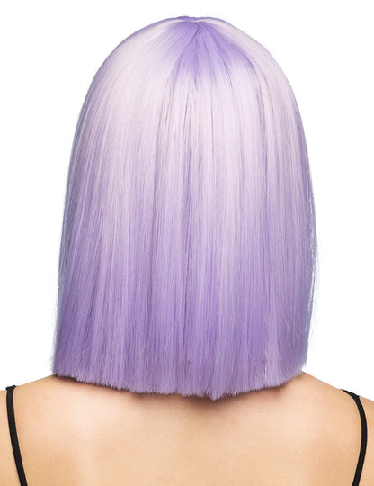 Perucă carré lila pastel de lux pentru adulți 